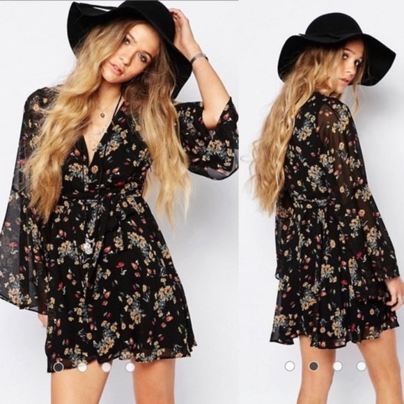 Free People Lilou Printed Mini Dress - Picture 6 of 9